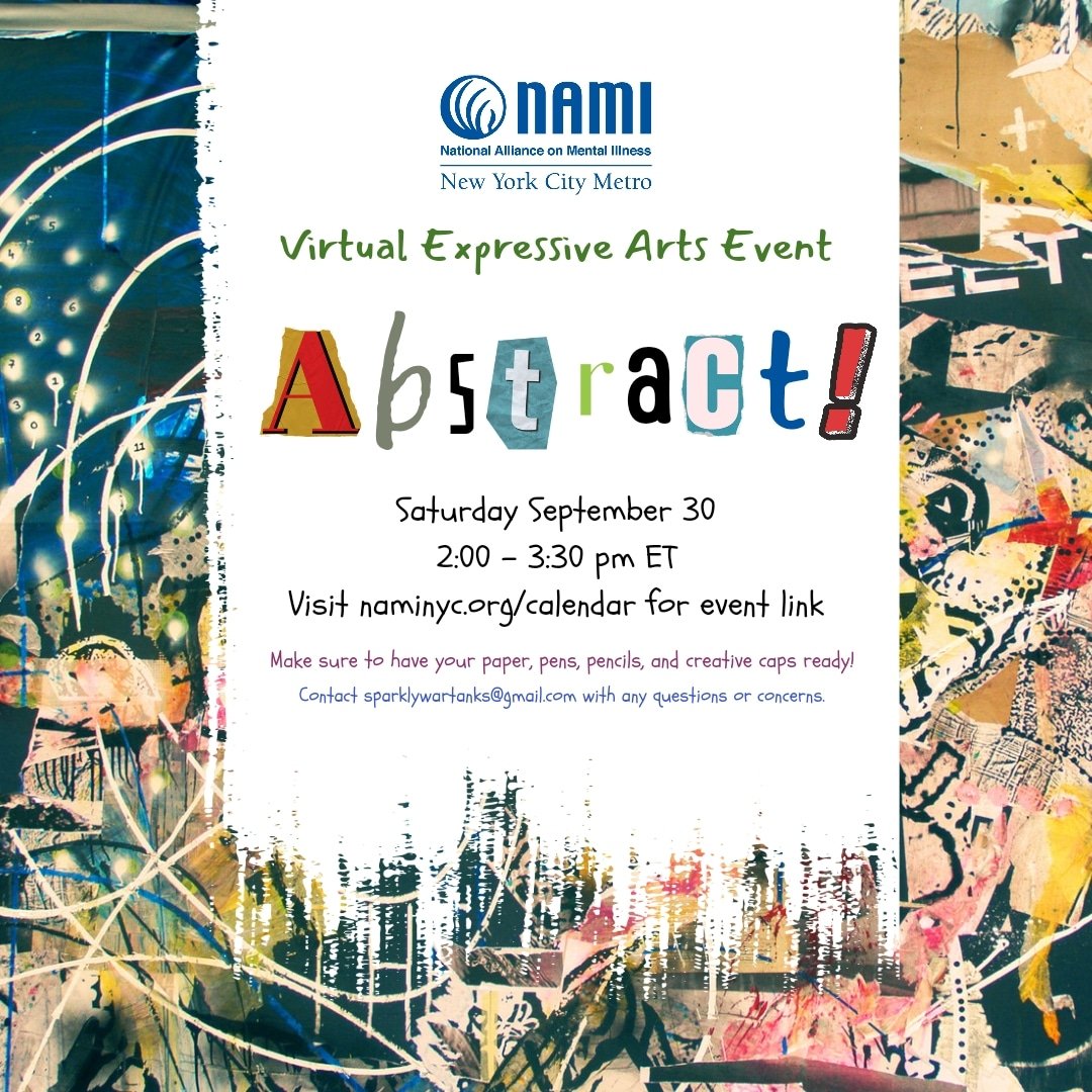 NAMI-NYC Virtual Expressive Arts Workshop Event: Abstract ...